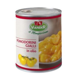 ΤΟΜΑΤΙΝΙΑ ΗΜΙΛΙΑΣΤΑ ΚΙΤΡΙΝΑ  ΣΕ ΛΑΔΙ 750gr κ/6