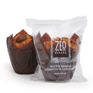 MUFFIN ΣΥΣΚ. ΒΑΝΙΛΙΑ ΜΕ ΣΟΚΟΛΑΤΑ ZEO (20TMX/ΚΙΒ)